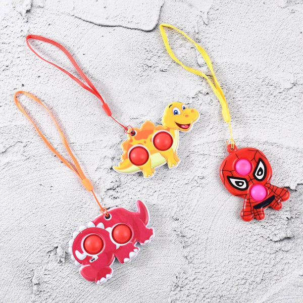 Silicone Push Pop Bubble Fidget Toy Keychain (1 Pc) - dailyneed.life