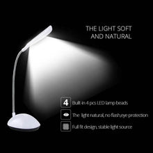 Fashion Wind LED Desk Light, LED Lamps Button Control, Portable Flexible Neck Eye-Caring Table Reading Lights for Reading / Relaxation / Bedtime - dailyneed.life