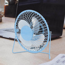 USB Table Desk Personal Metal Electronic Fan, Compatible with Computers, Laptops, Student Dormitory, Suitable For Office, School Use (1 Pc) - dailyneed.life