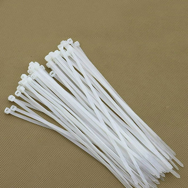 6Inch Nylon Self Locking Cable Ties, Heavy Duty Strong Zip Wire Tie. Pack of 100 - dailyneed.life