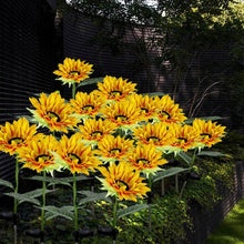 Garden Solar Sunflower Outdoor LED Light Inserted Ground Simulation Plant (4 Pcs Set) - dailyneed.life