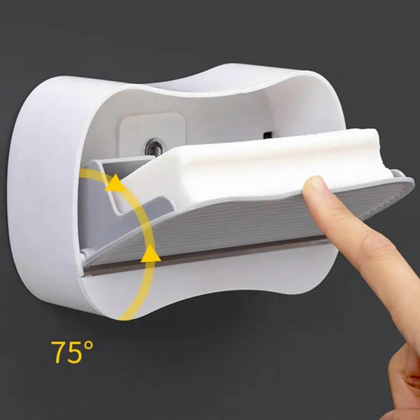 Soap Holder Travel Business Travel Hotel Portable Wall-mounted Soap Box Bathroom Toilet Punch-free Flip-type Drain Soap Box, Waterproof Space Saving (1 Pc) - dailyneed.life