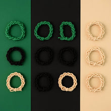 Braided Elastic Hair Bands Set (12 Pc) - dailyneed.life