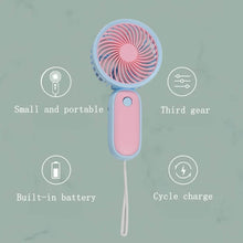 Mini Handheld Fan Portable Rechargeable Mini Fan Easy to Carry, for Home, Office, Travel and Outdoor Use (Battery Not Include) - dailyneed.life