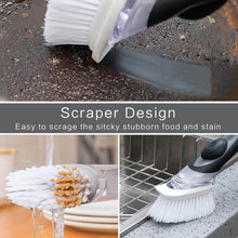 Dish Scrubber with Soap Dispenser, Soap Dispensing Dish Brush Set (1 Set) - dailyneed.life