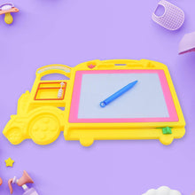Bus Shape Drawing & Writing Slate Board for Kids (1 pc / 32 × 21 Cm) - dailyneed.life