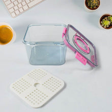 High Quality Plastic Food Storage Container Clear Washable Refrigerator Food Box Food Container Fruit Box Container with Lid (1400 ML) - dailyneed.life
