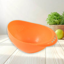 Virgin Rice Bowl Durable Plastic Strainer, Water Strainer | Vegetable & Fruits Washing Bowl - dailyneed.life