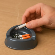 Oblivion Durable Plastic Ashtray with Wide Bowl and Triple Cigarette Holder Slots (1 pc) - dailyneed.life