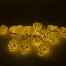 Halloween Decoration Outdoor Indoor Skeleton Head Skulls String Light Set Blow Mold, Decoration Lights Fairy Lights Led Garlands Halloween Decor Garland Decor Wreath Pumpkin - dailyneed.life