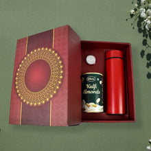 Personalized Temperature Water Bottle, Silver color Coin & Chocolate (With Attractive Multi Color Box / 3 Pc Set) - dailyneed.life