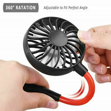 Hand Free Personal Fan - Portable USB Battery Rechargeable Mini Fan - Headphone Design Wearable Neckband Fan Necklance Fan Cooler Fan for Home, Sport, Camping, Beach, Travel, Office - dailyneed.life