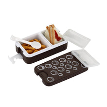 Airtight Lunch Box - 2 Compartment, Leak-Proof, Food-Grade Material, Modern Compact Design with Spoon - dailyneed.life