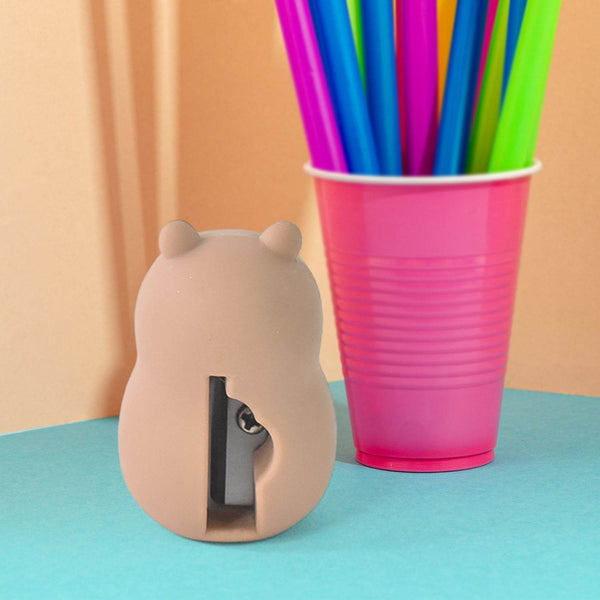 Cartoon Shape Pencil Sharpener with Built-In Eraser (1 Pc) - dailyneed.life