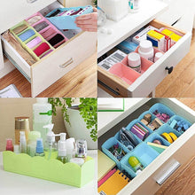 Desktop Storage Organizer Box Set - 5 Grid Compartments for Clothing, Underwear, Socks & Ties (4-Piece) - dailyneed.life