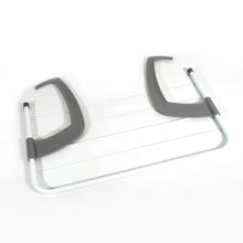 Metal Steel Folding Drying Rack for Clothes Balcony Laundry Hanger for Small Clothes Drying Hanger Metal Clothes Drying Stand, Socks and Plant Storage Holder Outdoor / Indoor Clothes-Towel Drying Rack Hanging on The Door Bathroom - dailyneed.life