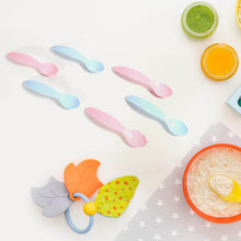 Kids Cute Food Grade Foods Feeding Training Baby Spoon (Set of 6 pcs) - dailyneed.life