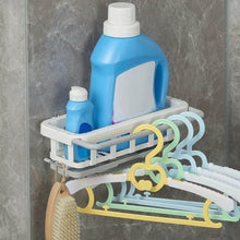Multipurpose Platic Hanging Drain Rack Retractable Sponge Storage Hanging Rack With Adhesive Hook for Kitchen and Bathroom Dishcloth Holders Basket Drying Tray Organizer - dailyneed.life