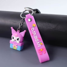 Cute Cartoon Silicone 3D Key Chain with Metal Hook & Strap (Pack of 1) - dailyneed.life