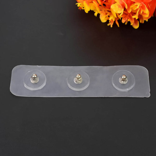 Adhesive Nails Wall Hooks (Screw Sticker / 3 Hook / 1 Pc) - dailyneed.life