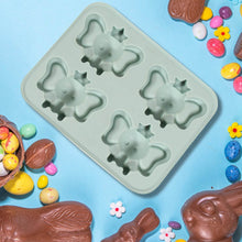 Silicone Cartoon Shape 4 Grid Ice Cube Tray Ice Cube Molds Trays Small Cubes Tray For Fridge, Flexible Silicon Ice Tray (1 pc) - dailyneed.life