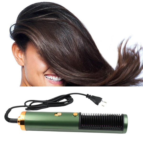 Hair Straightener Comb, Anti Scald Hot Comb Negative Ion Hair Straightener Brush Straightener 3 Gear Constant Temperature for Quick and Professional Hair Salon at Home (1200w), Hair accessories - dailyneed.life
