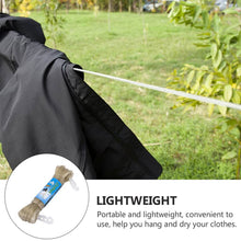 Clothesline Portable Travel Clothesline Adjustable with 2 Plastic Hooks (10 M Approx / 1 Pc) - dailyneed.life