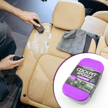 Cockpit Sponge - Polishing Sponge Cleaning Sponge Foam Perfect for Car Polish, Dust Cleaner Car Accessories for Women Men Car Cleaning Supplies Auto Detailing Tools, Sponge Perfect for Car Polish, Paint Care, Washing (1 Pc) - dailyneed.life