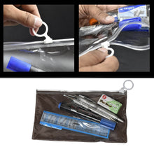 6-Pcs Combo Zipper Pouch scissor Ruler Pen And Marker Used While Studying By Teachers And Students In Schools And Colleges Etc. - dailyneed.life