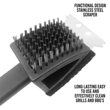 Black 2 Side Use Brush Scarp Cleaning Brush & Wire Brush for Garage Use - dailyneed.life