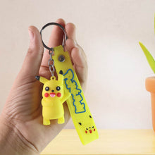 Cute Cartoon Silicone 3D Key Chain with Metal Hook & Strap (Pack of 1) - dailyneed.life