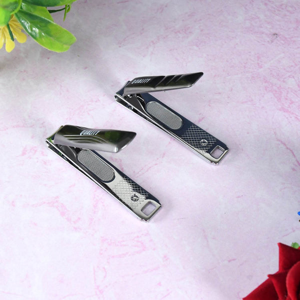 Stainless Steel Folding Portable Large Nail Clippers with Nail File (1 Pc) - dailyneed.life