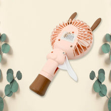 Portable Small Fan Handheld, Mini Student Handheld Dormitory Class Personal Fan Without Battery & USB Cable Operated Manual Hand Press Fan (1 Pc) - dailyneed.life