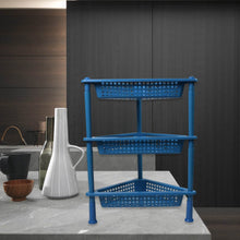 Triangle 3-Tier Plastic Storage Rack for Kitchen, Bathroom & Office - dailyneed.life