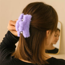 Soft Velvet Furry Hair Clutcher Clips Set (12 Pc) - dailyneed.life