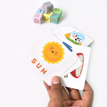 Alphabet Puzzle Spelling & Reading Words (26 Flash Cards & 8 WoodenBlock) - dailyneed.life