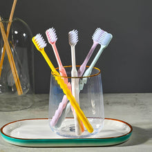 Plastic Toothbrush With Plastic Round Box (20 pcs Set) - dailyneed.life