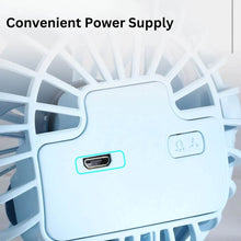 Portable Clip-on Fan, Battery Operated, With Light & Spray, Small Yet Powerful USB Table Fan, 3-Speed Quiet Rechargeable Mini Desk Fan, 360° Rotation, Personal Cooling Fan for Home, Office, Camping - dailyneed.life
