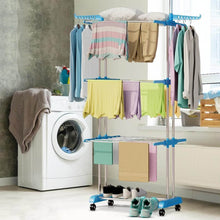 Premium Heavy Duty Stainless Steel 3 Layer Foldable Cloth Drying Stand (1 Set / With Brown Box) - dailyneed.life