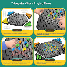 Strategic Triangle Color Matching Puzzle Board Game for Kids & Family - dailyneed.life