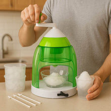 Manual Ice Crusher & Snow Cone Maker with Hand Crank - dailyneed.life