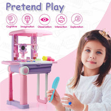 Big Beauty Set Suitcase On Wheel, The Ultimate Beauty Set On Wheels for Girls, Makeup Kit is Easy to Clean & Use, Portable Beauty Set with 25 Pieces for 3 Years BIS Approved. (Beauty Set Trolley) - dailyneed.life