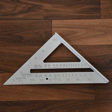 Double-Sided 45° Triangle Ruler – 7-Inch Aluminum Alloy Rafter Square for Home & Industrial Use - dailyneed.life