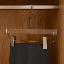 Heavy-Duty Transparent Acrylic Hanger With Adjustable Clips - dailyneed.life