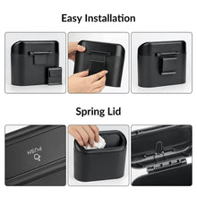 Mini Car Trash Can with Lid, Waterproof Car Trash Bin Storage Box (1 Pc) - dailyneed.life