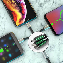 Charging Cable, 3 in 1 Extendable, Data transmit & Charging Cable (1 Pc) - dailyneed.life