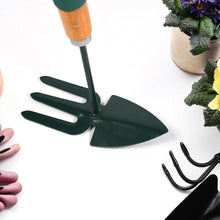 2 IN 1 DOUBLE HAND HOE GARDENING TOOL WITH WOODEN HANDLE - dailyneed.life