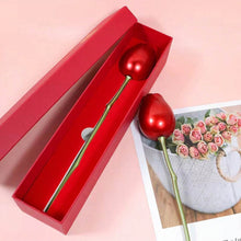 Metal Red Rose Couple Jewelry Box-Fancy Jewelry Box (1 Pc) - dailyneed.life