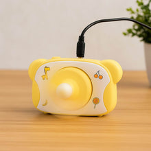 Cute Bear-Shaped Mini Rechargeable Fan (1 Pc) - dailyneed.life