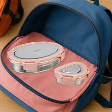 Ganesh Classy 2-Piece Stainless Steel Lunch Box Set - dailyneed.life